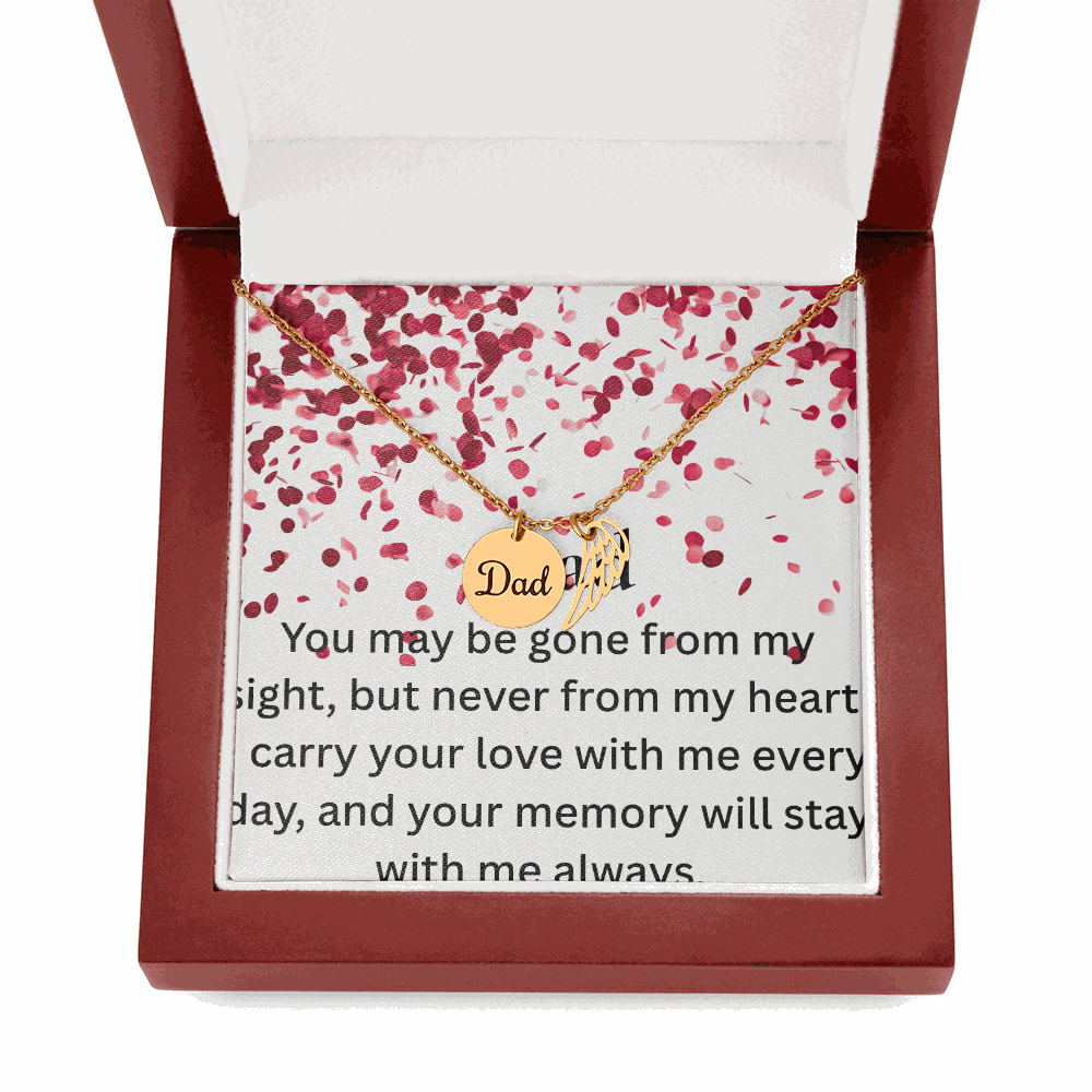 "Dad" Memorial Necklace