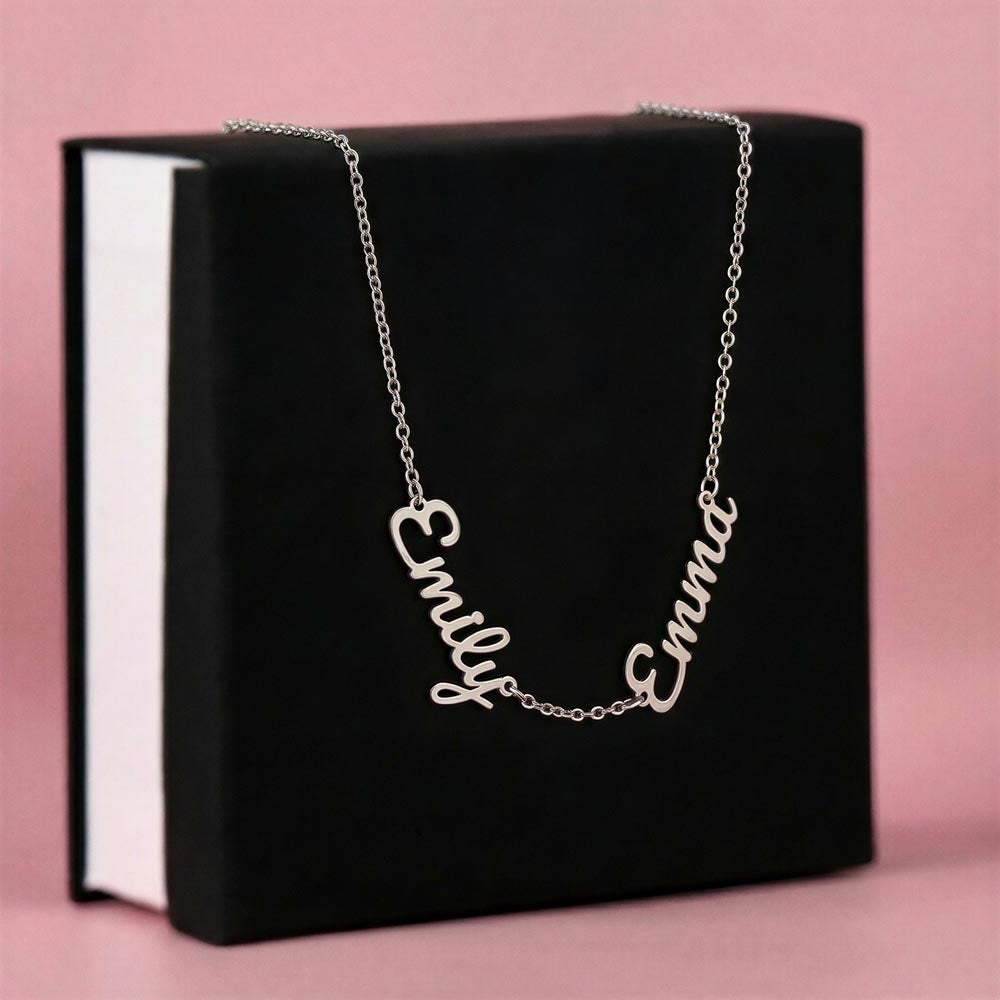 A beautiful legacy to keep close to your heart. Hand-scripted with the names of those who mean the most