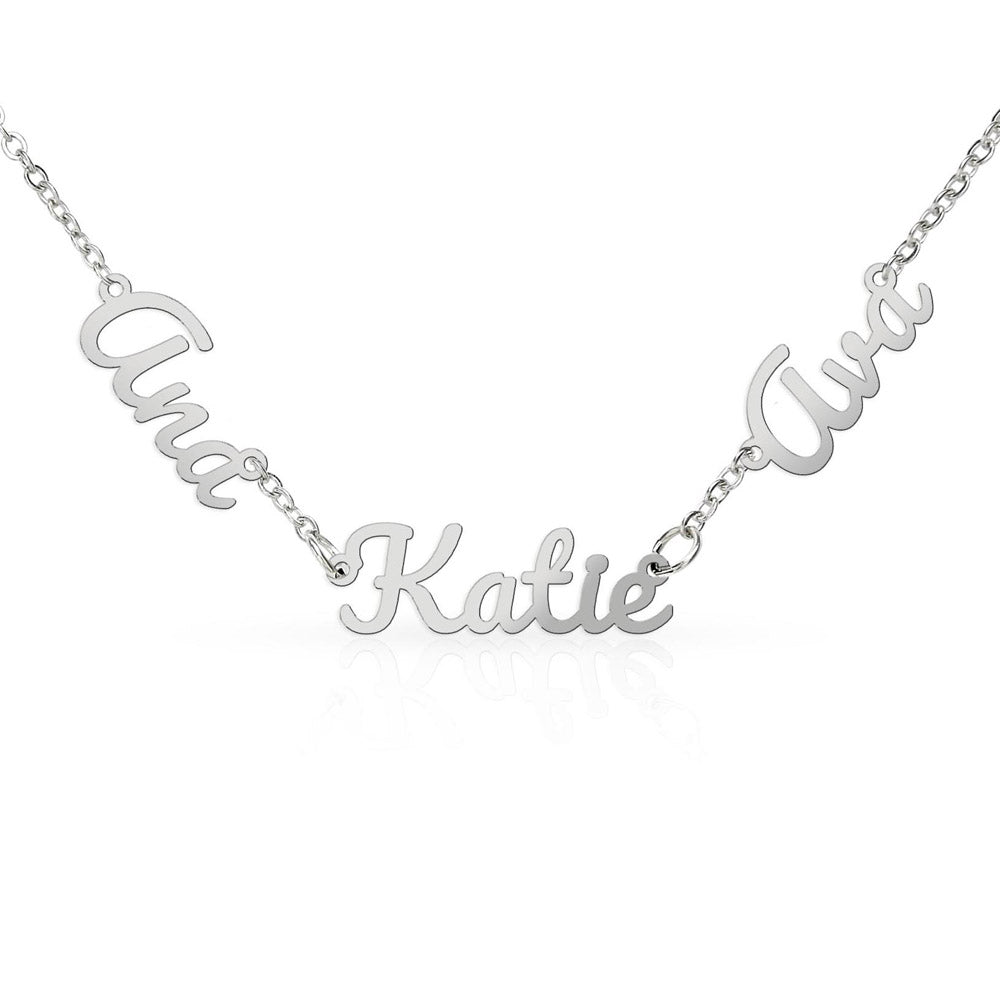 A beautiful legacy to keep close to your heart. Hand-scripted with the names of those who mean the most