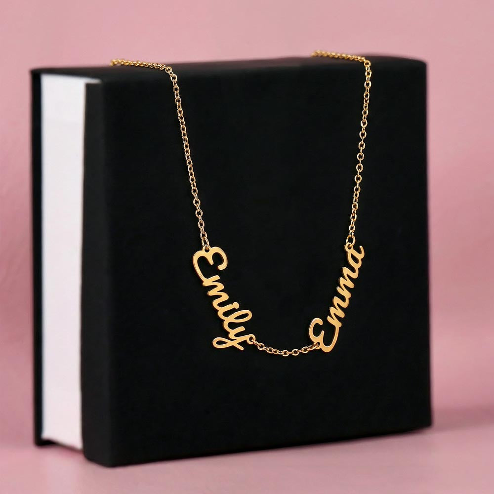A beautiful legacy to keep close to your heart. Hand-scripted with the names of those who mean the most