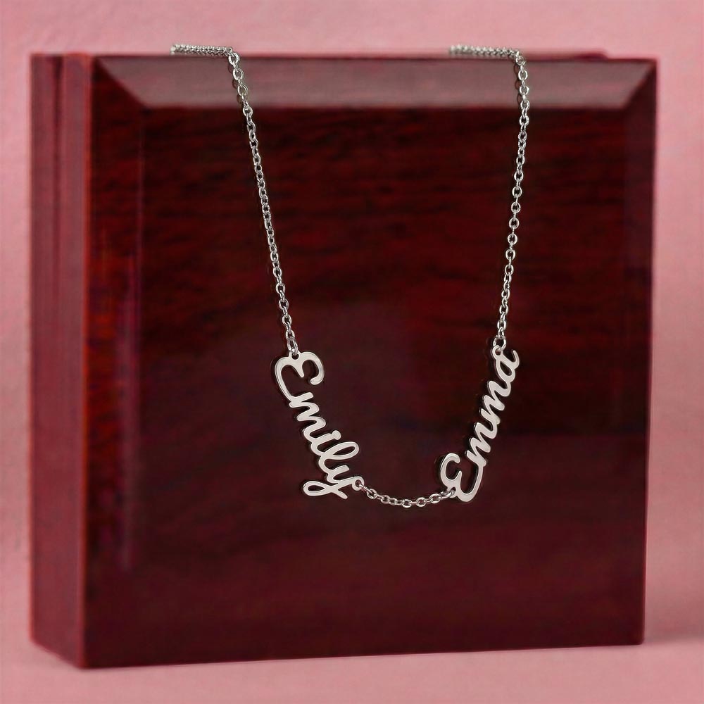 A beautiful legacy to keep close to your heart. Hand-scripted with the names of those who mean the most