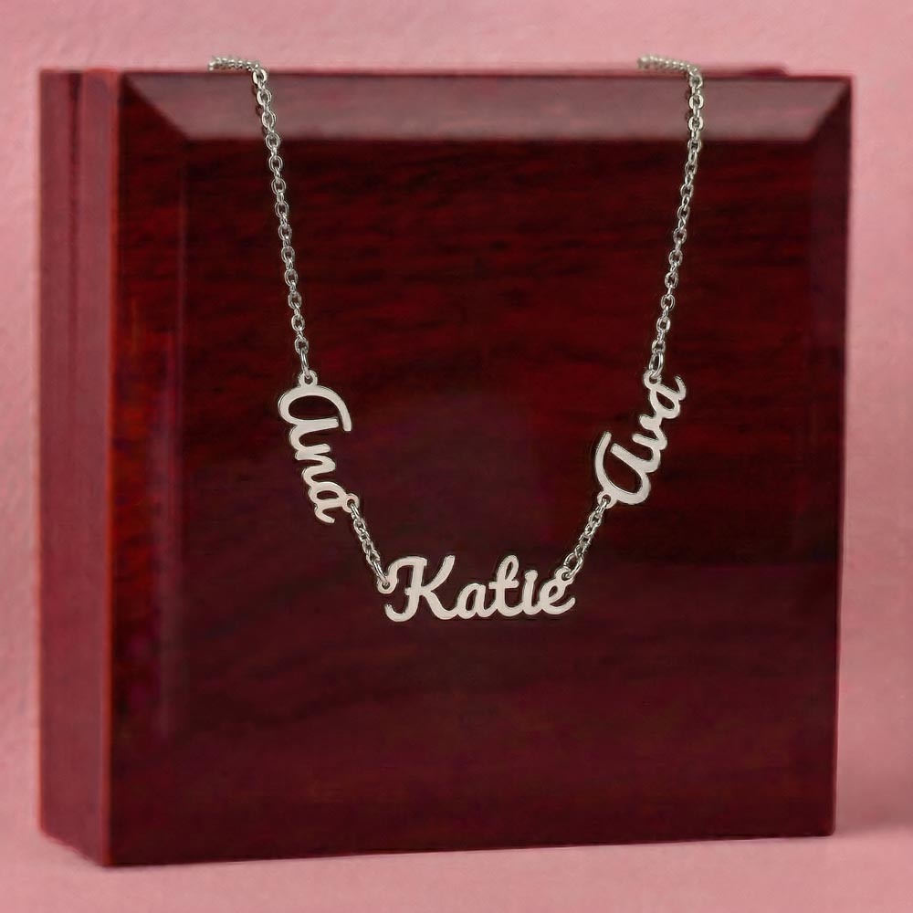 A beautiful legacy to keep close to your heart. Hand-scripted with the names of those who mean the most
