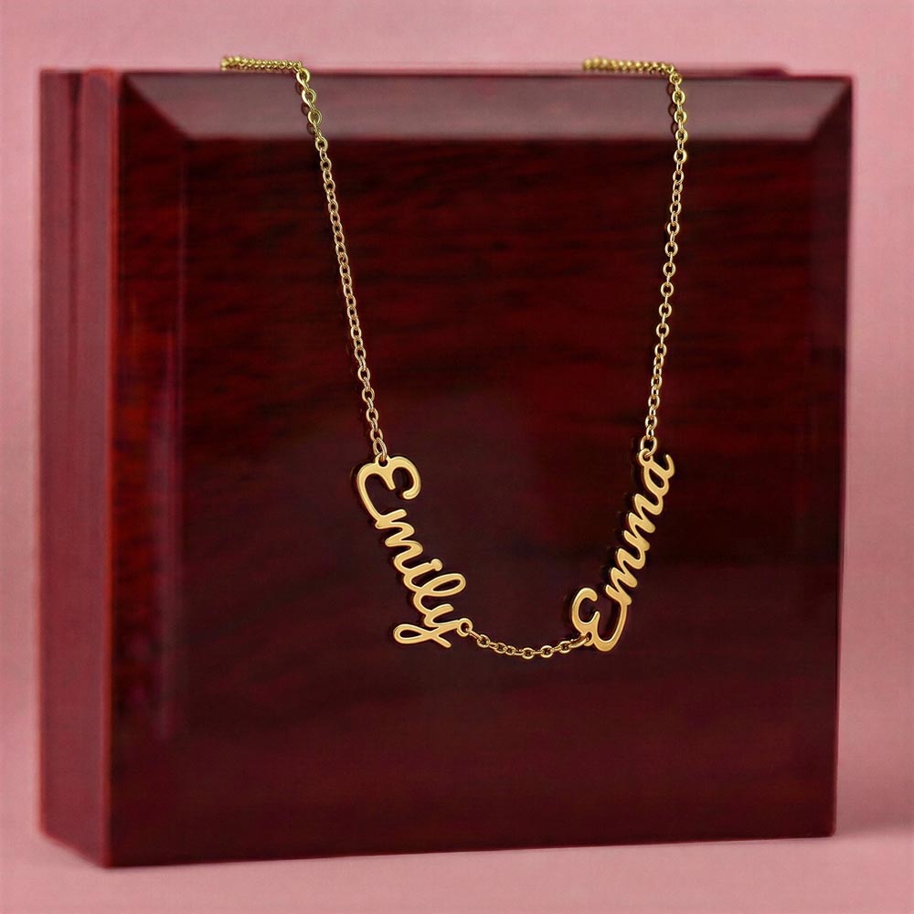 A beautiful legacy to keep close to your heart. Hand-scripted with the names of those who mean the most