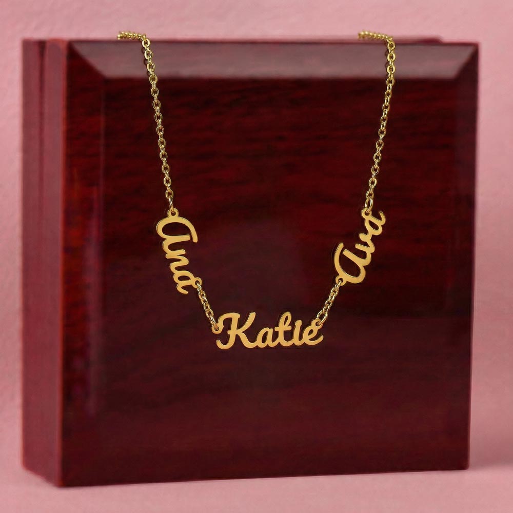 A beautiful legacy to keep close to your heart. Hand-scripted with the names of those who mean the most
