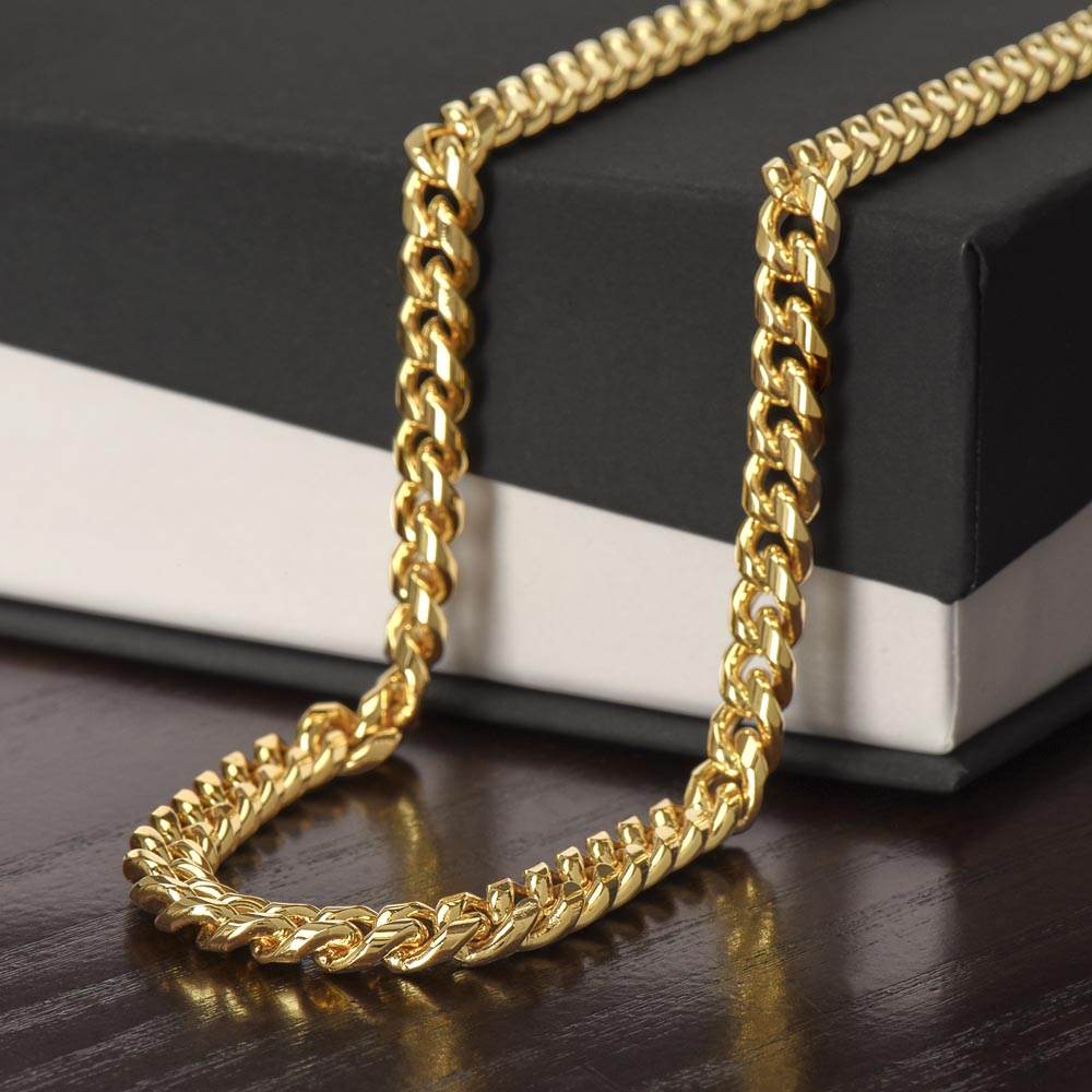 The "Valor" Cuban Link Chain — A Symbol of Strength 🛡️