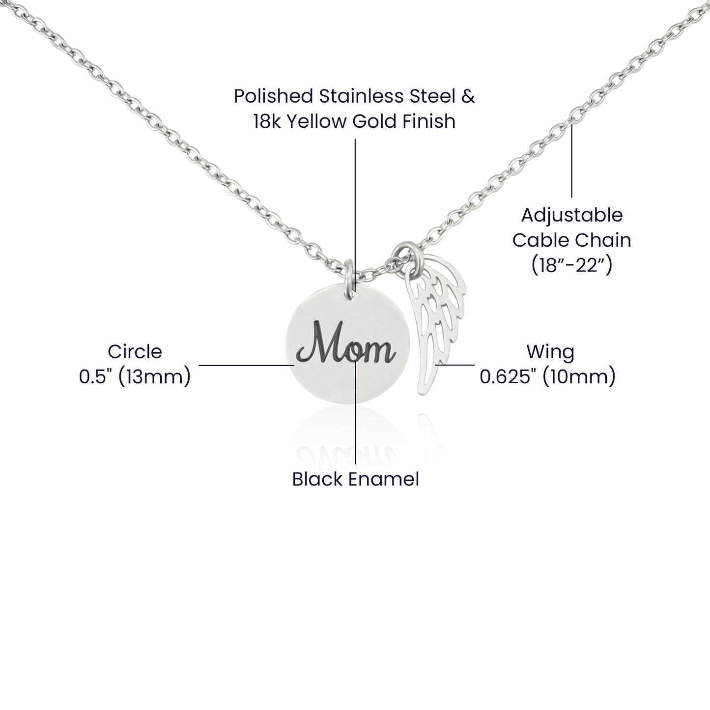 Memorial Necklace for Mom